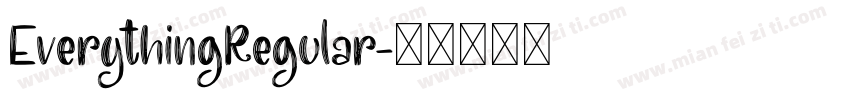 EverythingRegular字体转换