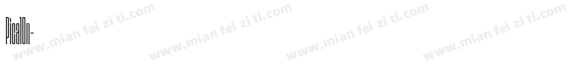 Pica10n字体转换