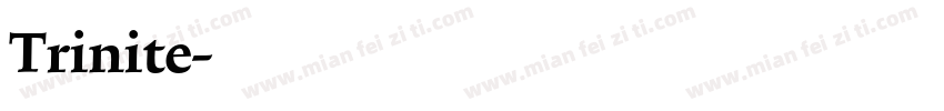 Trinite字体转换