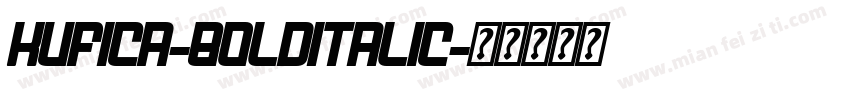Kufica-BoldItalic字体转换