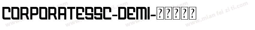 CorporateSSC-Demi字体转换