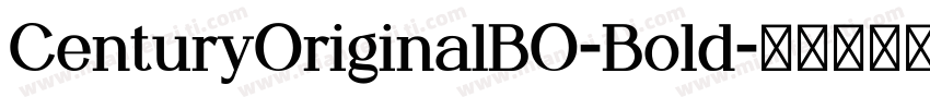 CenturyOriginalBQ-Bold字体转换