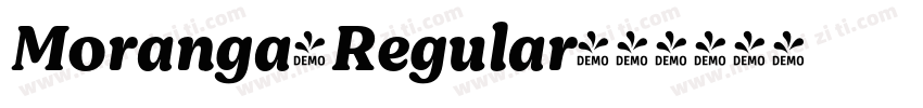 Moranga-Regular字体转换