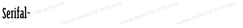 Serifal字体转换