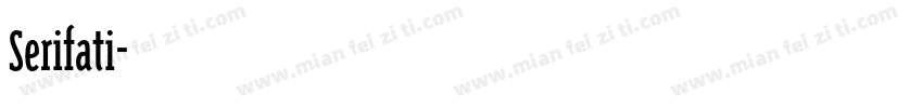 Serifati字体转换