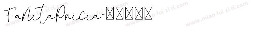 FanitaPricia字体转换