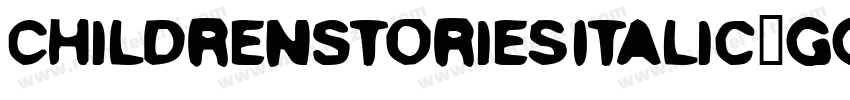 ChildrenStoriesItalic-ggop字体转换