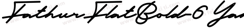 FathurFlatBold-6Yanx字体转换