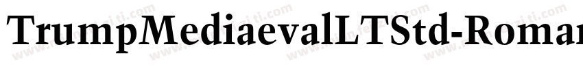 TrumpMediaevalLTStd-Roman字体转换
