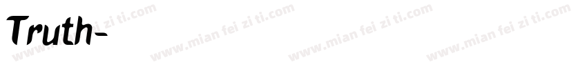 Truth字体转换