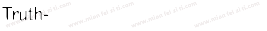 Truth字体转换