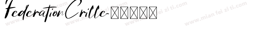 FederationCrille字体转换