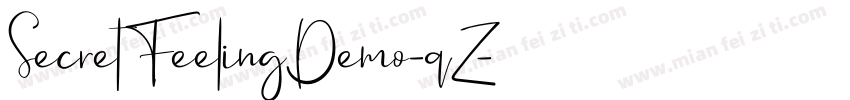 SecretFeelingDemo-qZ字体转换