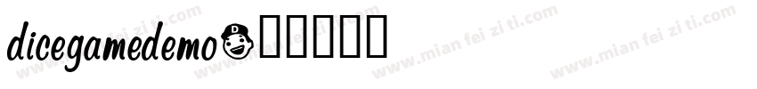 DiceGameDEMO字体转换