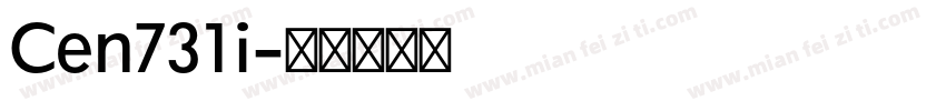 Cen731i字体转换