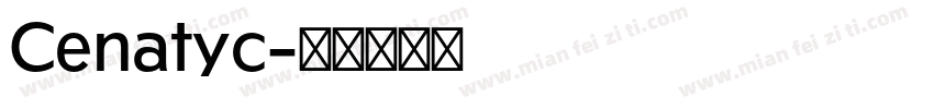 Cenatyc字体转换
