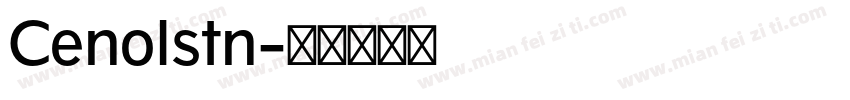 Cenolstn字体转换