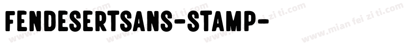 FendesertSans-Stamp字体转换
