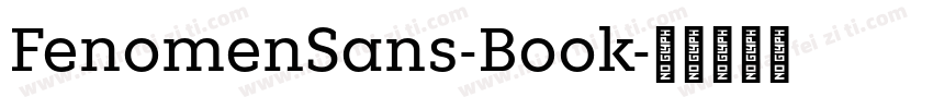 FenomenSans-Book字体转换