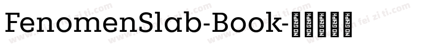 FenomenSlab-Book字体转换