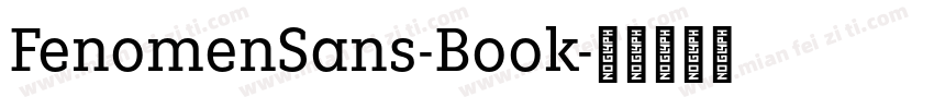 FenomenSans-Book字体转换