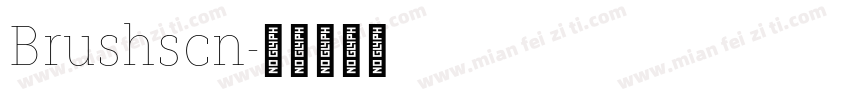 Brushscn字体转换