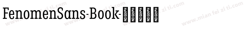 FenomenSans-Book字体转换