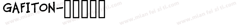 gafiton字体转换
