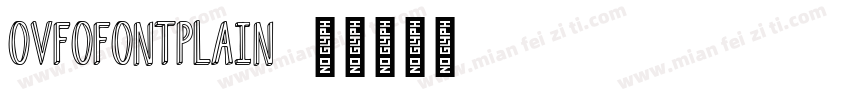 OvfoFontPlain字体转换