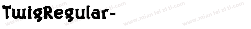 TwigRegular字体转换
