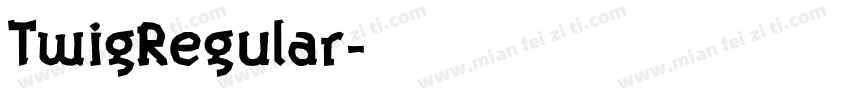 TwigRegular字体转换
