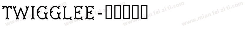 Twigglee字体转换