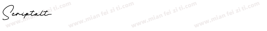 Scriptalt字体转换