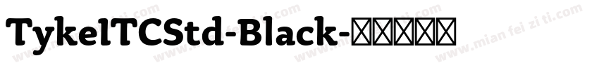 TykeITCStd-Black字体转换