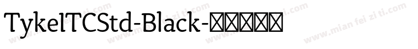 TykeITCStd-Black字体转换
