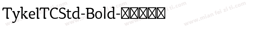 TykeITCStd-Bold字体转换