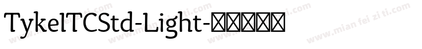 TykeITCStd-Light字体转换