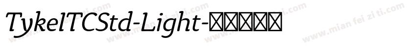 TykeITCStd-Light字体转换