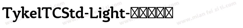 TykeITCStd-Light字体转换