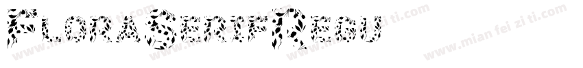 FloraSerifRegu字体转换