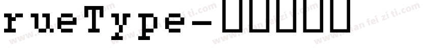 rueType字体转换