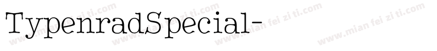 TypenradSpecial字体转换
