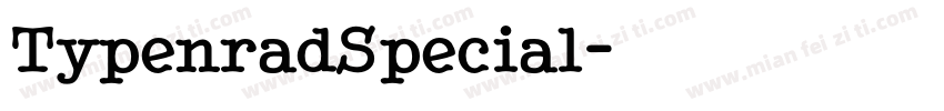 TypenradSpecial字体转换