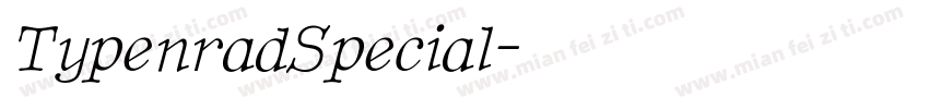 TypenradSpecial字体转换