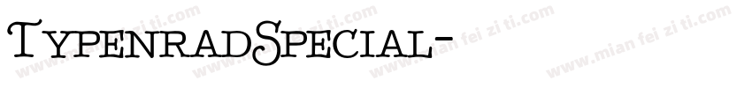 TypenradSpecial字体转换
