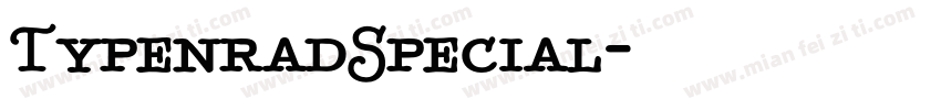TypenradSpecial字体转换