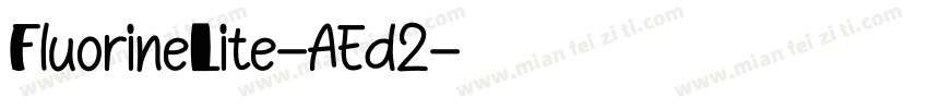 FluorineLite-AEd2字体转换