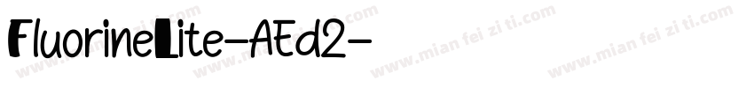 FluorineLite-AEd2字体转换