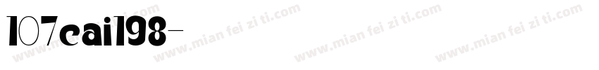 107cai198字体转换