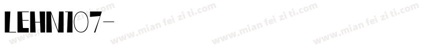 LEHN107字体转换
